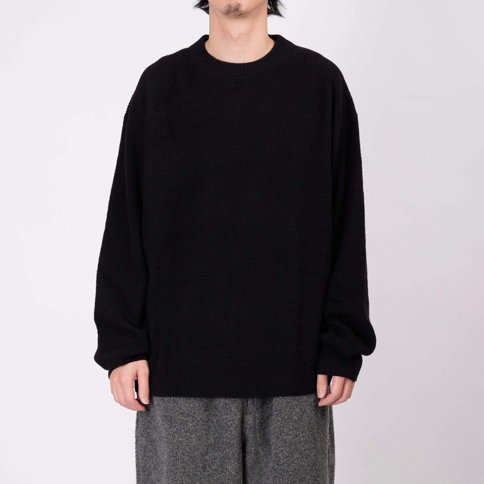 【残り一点】Wool Cashmere Waffle Knit