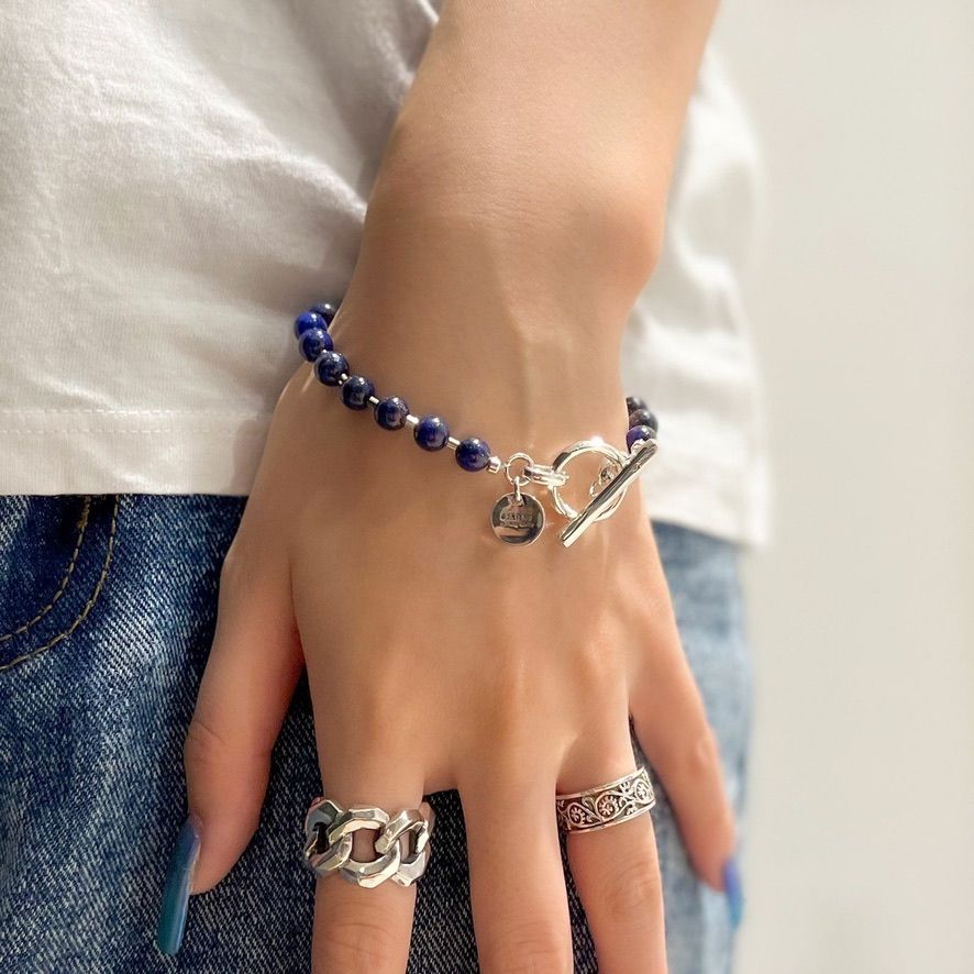 GARNI - 【お取り寄せ注文可能】Stone Ball Chain Bracelet(BLUE