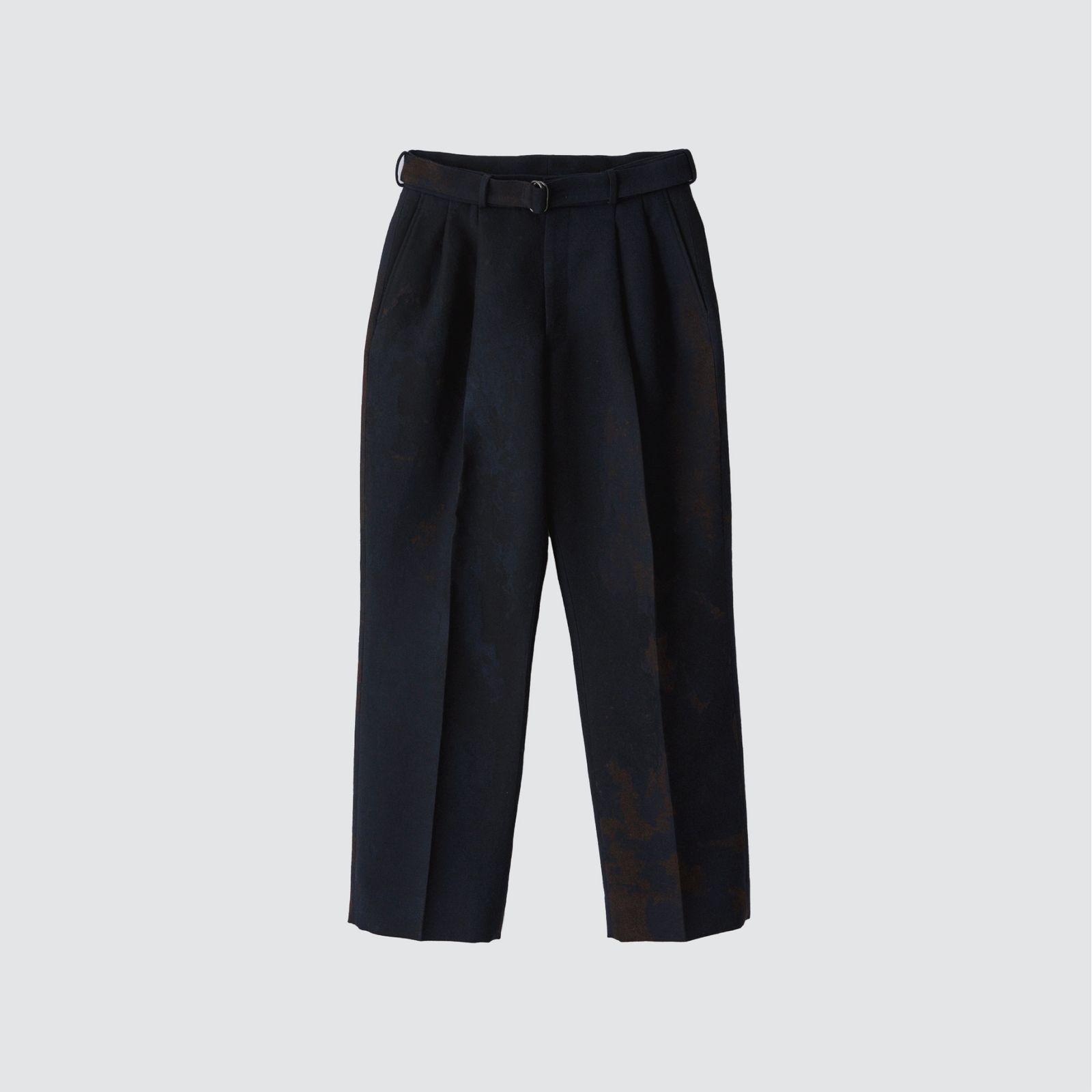 yoke JACQUARD BELTED WIDE TROUSERS | www.angeloawards.com