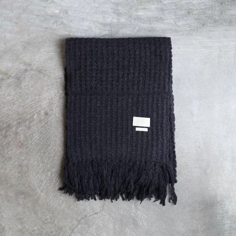 【残り一点】Baby Alpaca Big Waffle Long Stole