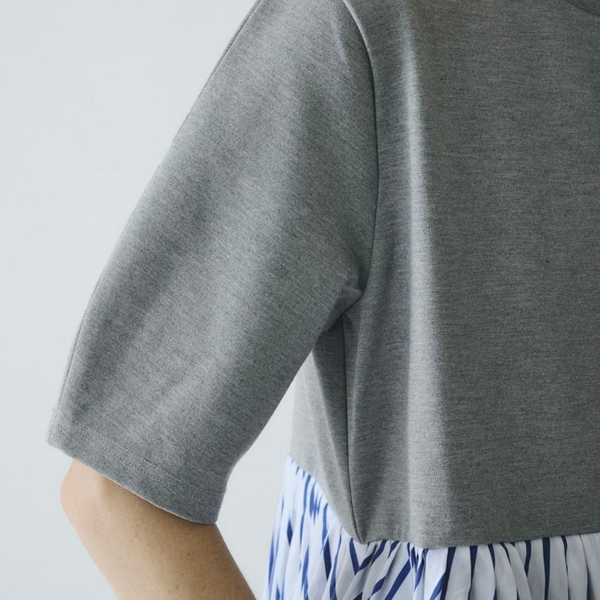 【残り一点】Cut Docking Shirt Dress