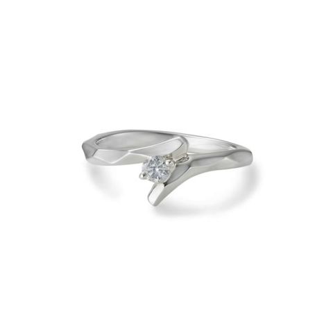 【お取り寄せ注文可能】Broadly V Ring W / Dia(SILVER925)