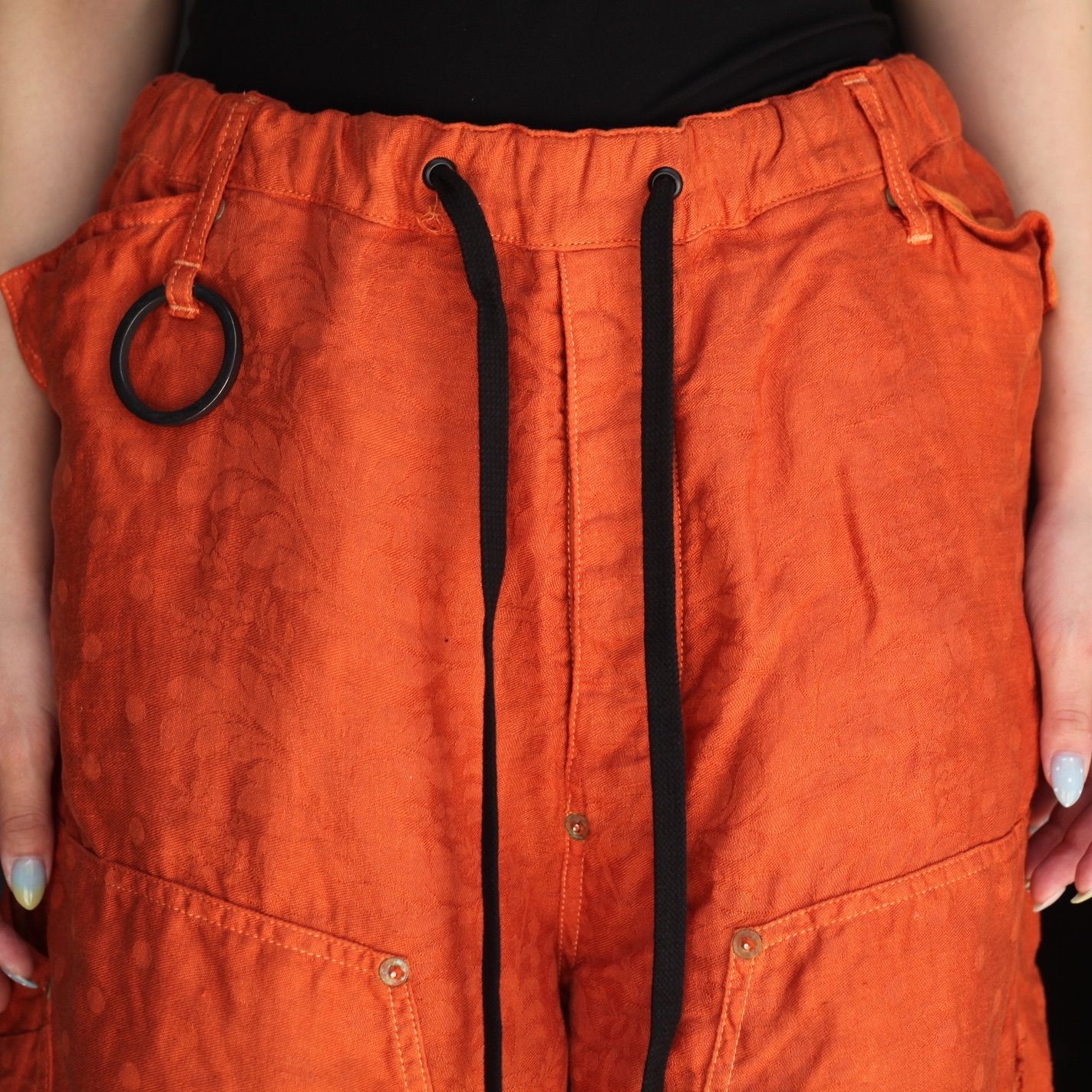 【残り一点】Easy Work Short With Garment Dyed (ITALIAN AIRFORCE TABLE CLOTH)