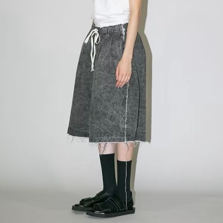 【残り一点】ピグメントプリントデニムショーツ