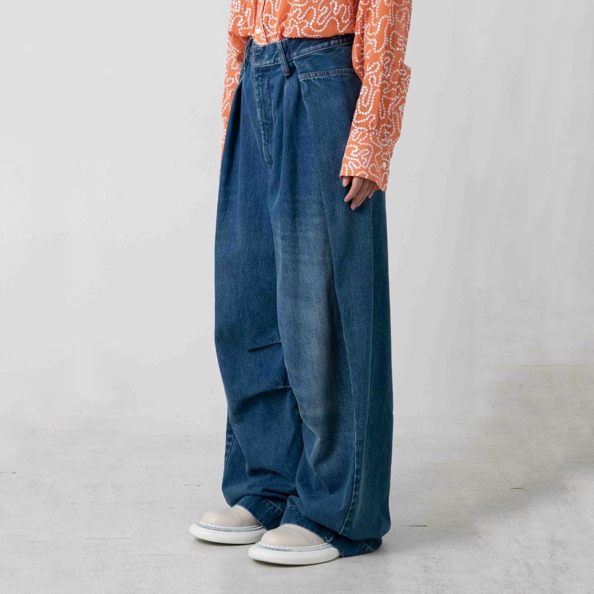 BASE MARK - 【残り一点】Tucked Denim | ACRMTSM ONLINE STORE