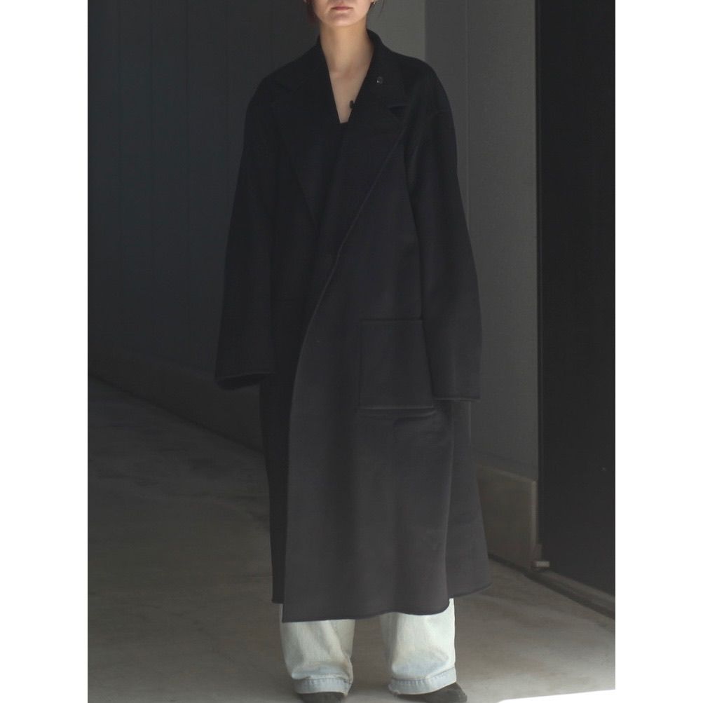 【残り一点】Wool/Cashmere Reversible Notch Lapel Coat