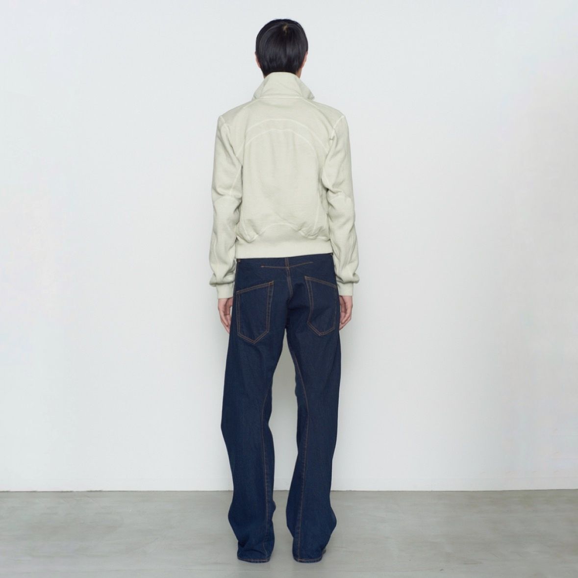 【残り一点】Paneled Zip Up Sweat Shirt