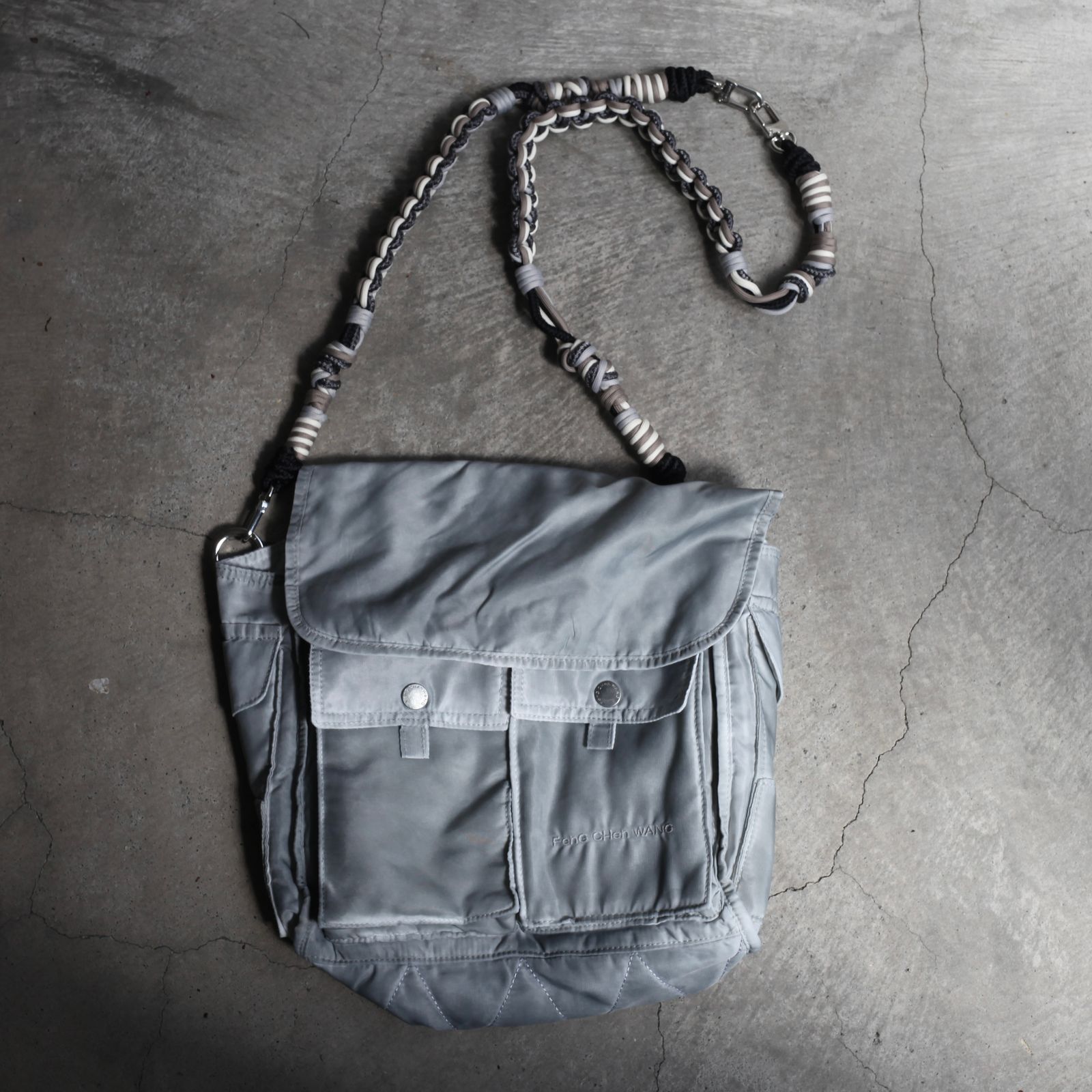【残り一点】Grey Nylon Spray Backpack
