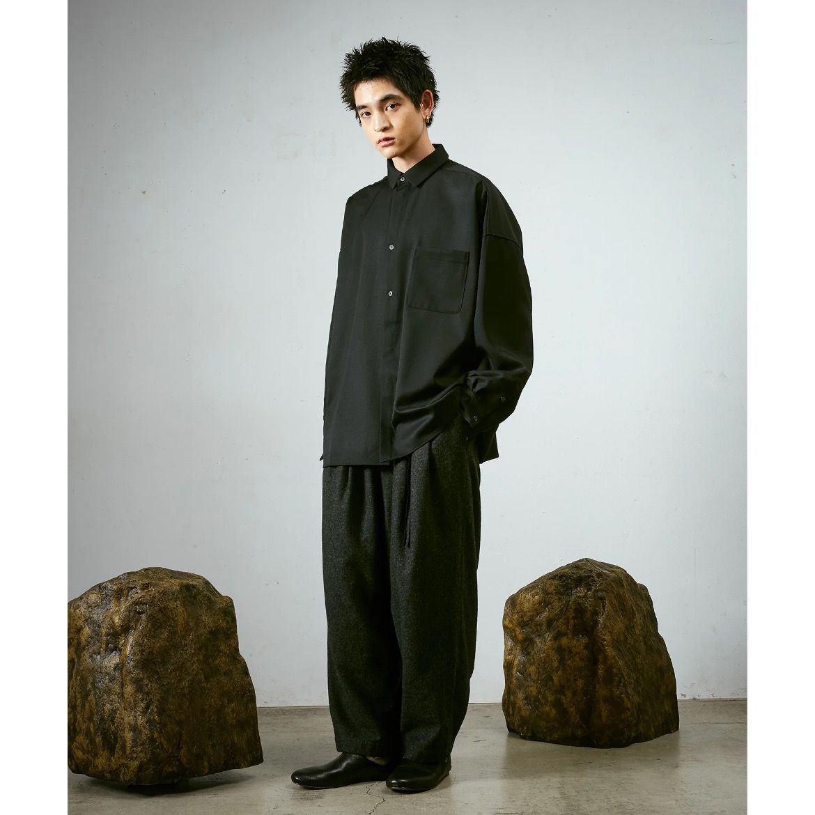 【残り一点】よそいきワイドBOXシャツ