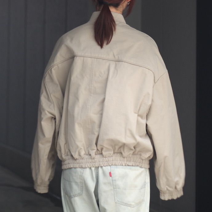 【残り一点】36G Econyl Solid Double Blouson