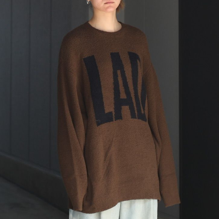 LAD MUSICIAN - 【残り一点】Big Logo Knit Pullover | ACRMTSM ONLINE ...