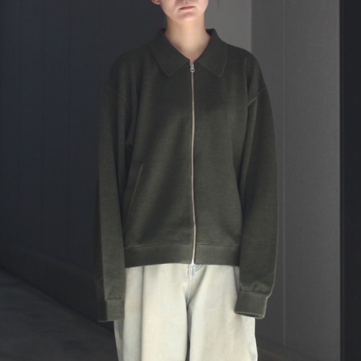 【残り一点】Co/Wo Moss Stitch Zip Blouson