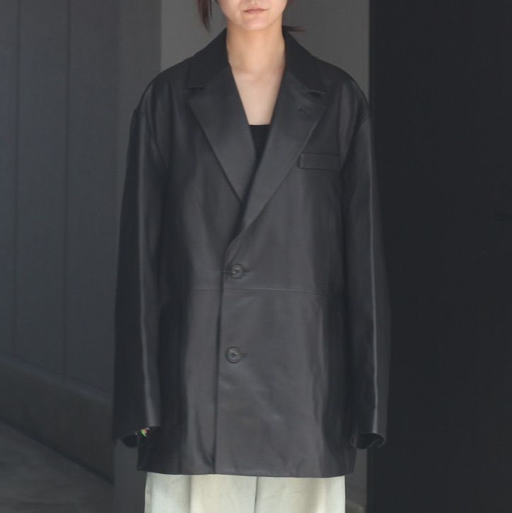【残りわずか】Leather Double Brested Jacket