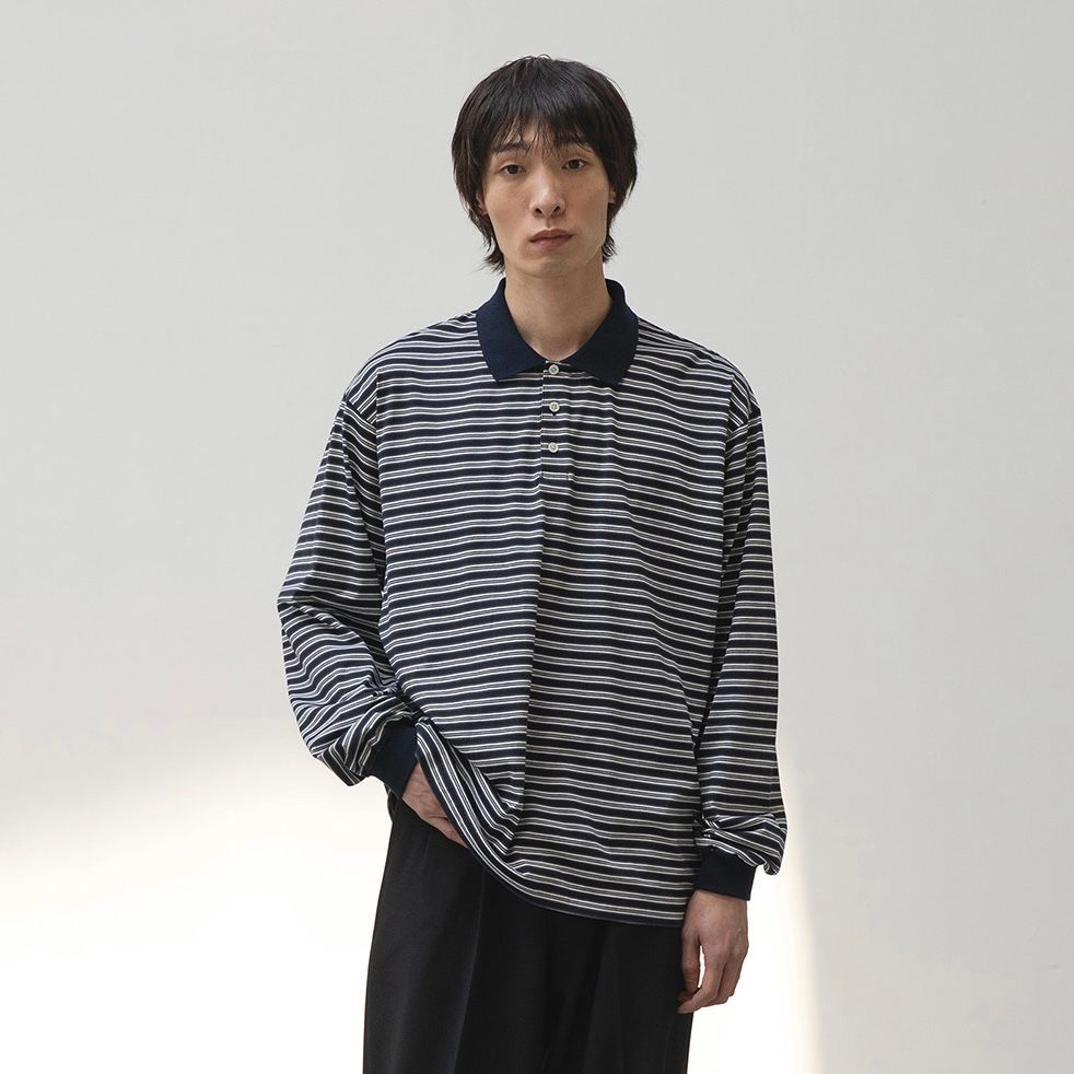 【残り一点】Brief Stripe Rugby Tee