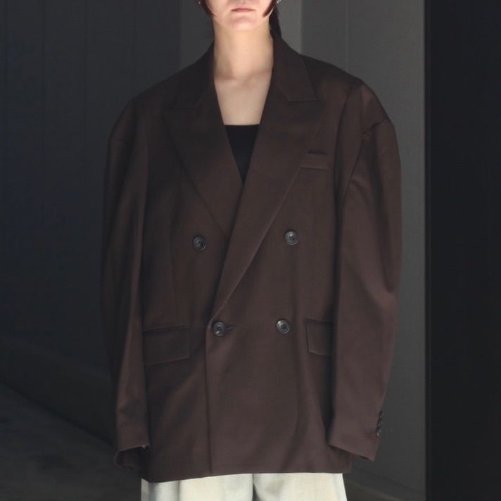 【残り一点】Deformed Shoulder Double Breasted Jacket