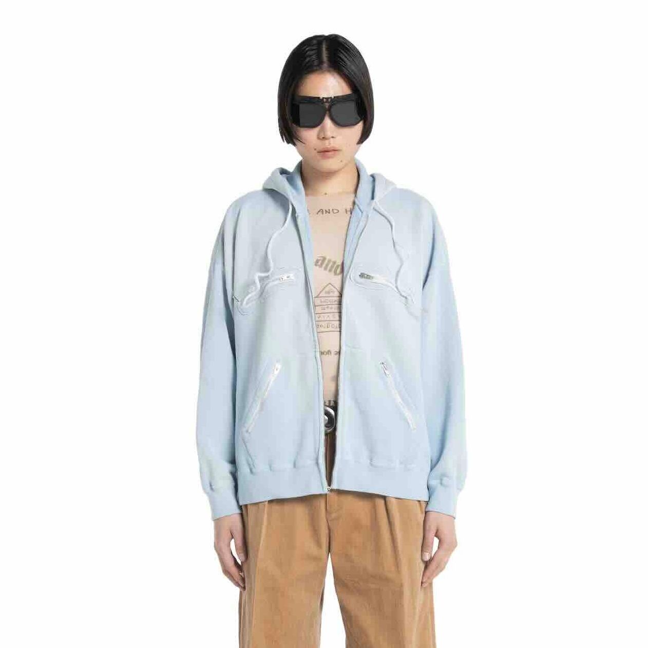 DAIRIKU ジップアップフーディ DAIRIKU - 【残り一点】5-Zip Vintage Dyed Hoodie | ACRMTSM