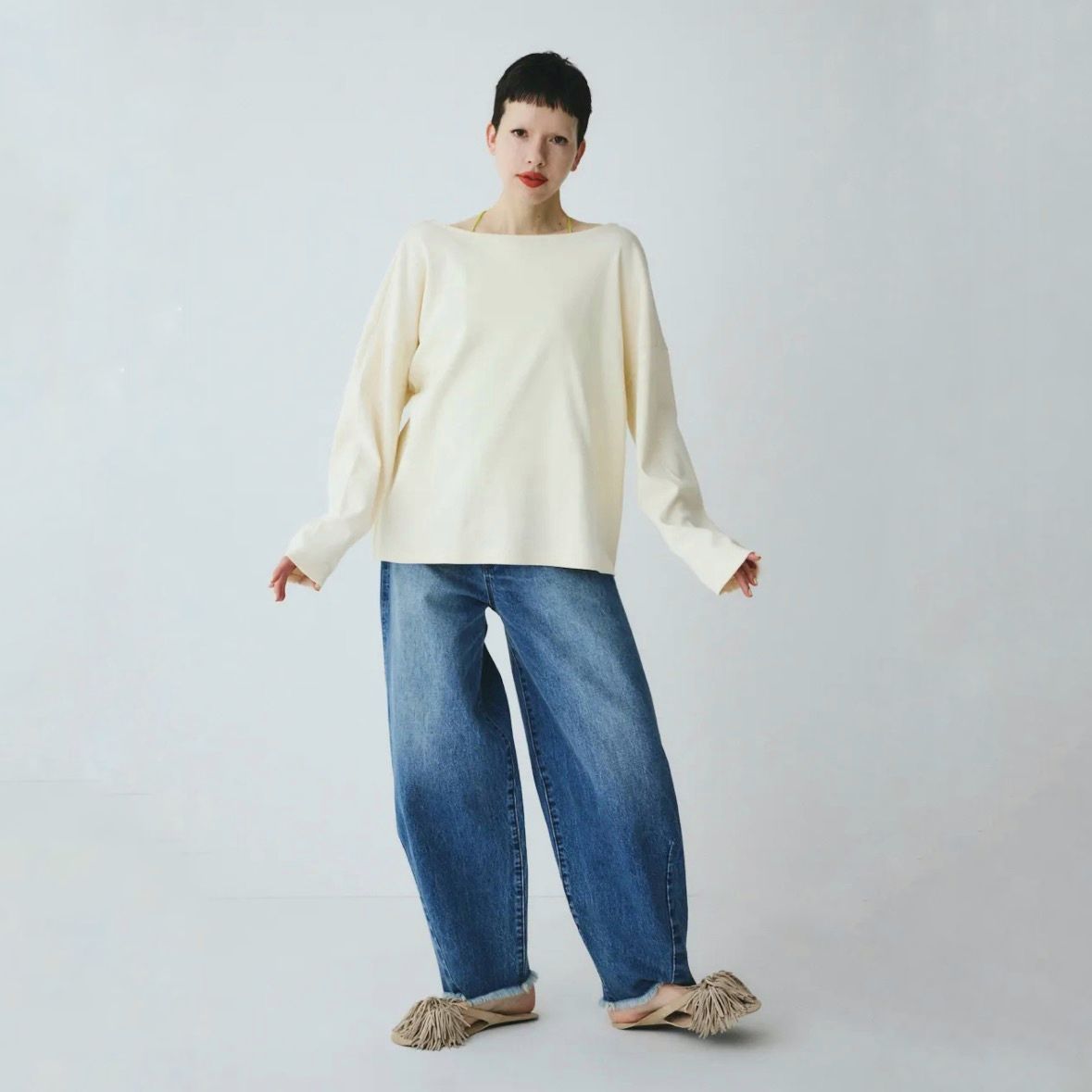 【残り一点】2way Over Size Cut Tops