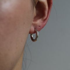【再販売通知受付可能】Slate Huggie 1cm(SILVER)