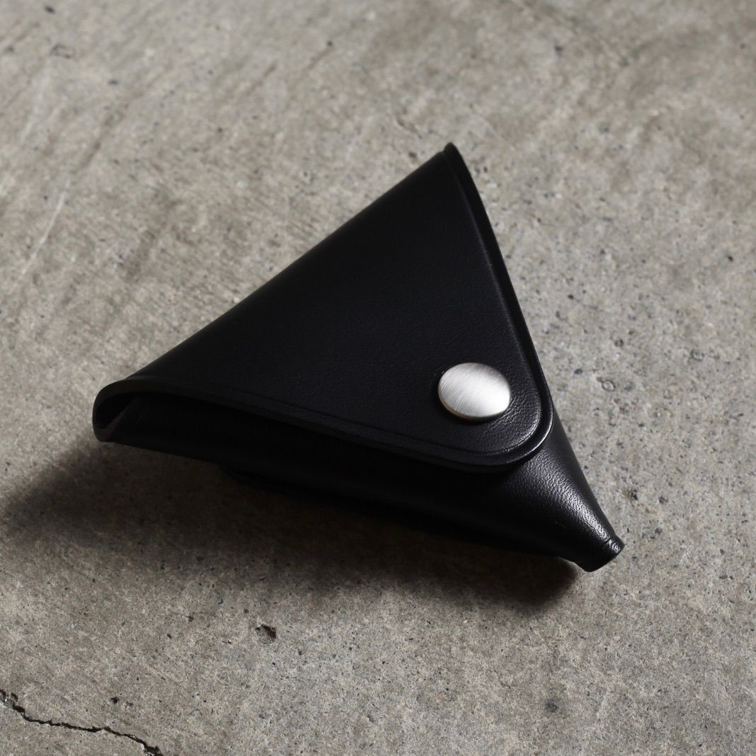 【再販売通知受付可能】Triangle Coin Case(BLACK)