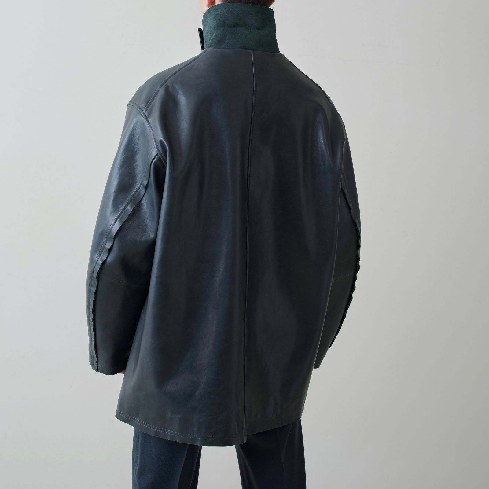 YOKE - 【残りわずか】Cut-Off Leather Car Coat | ACRMTSM ONLINE STORE