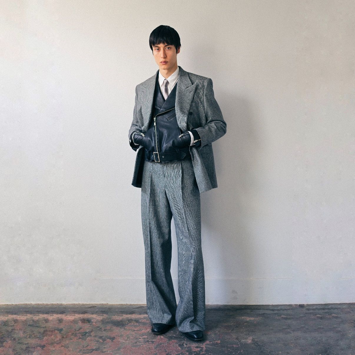 【残り一点】Glen Plaid Double Breasted Jacket