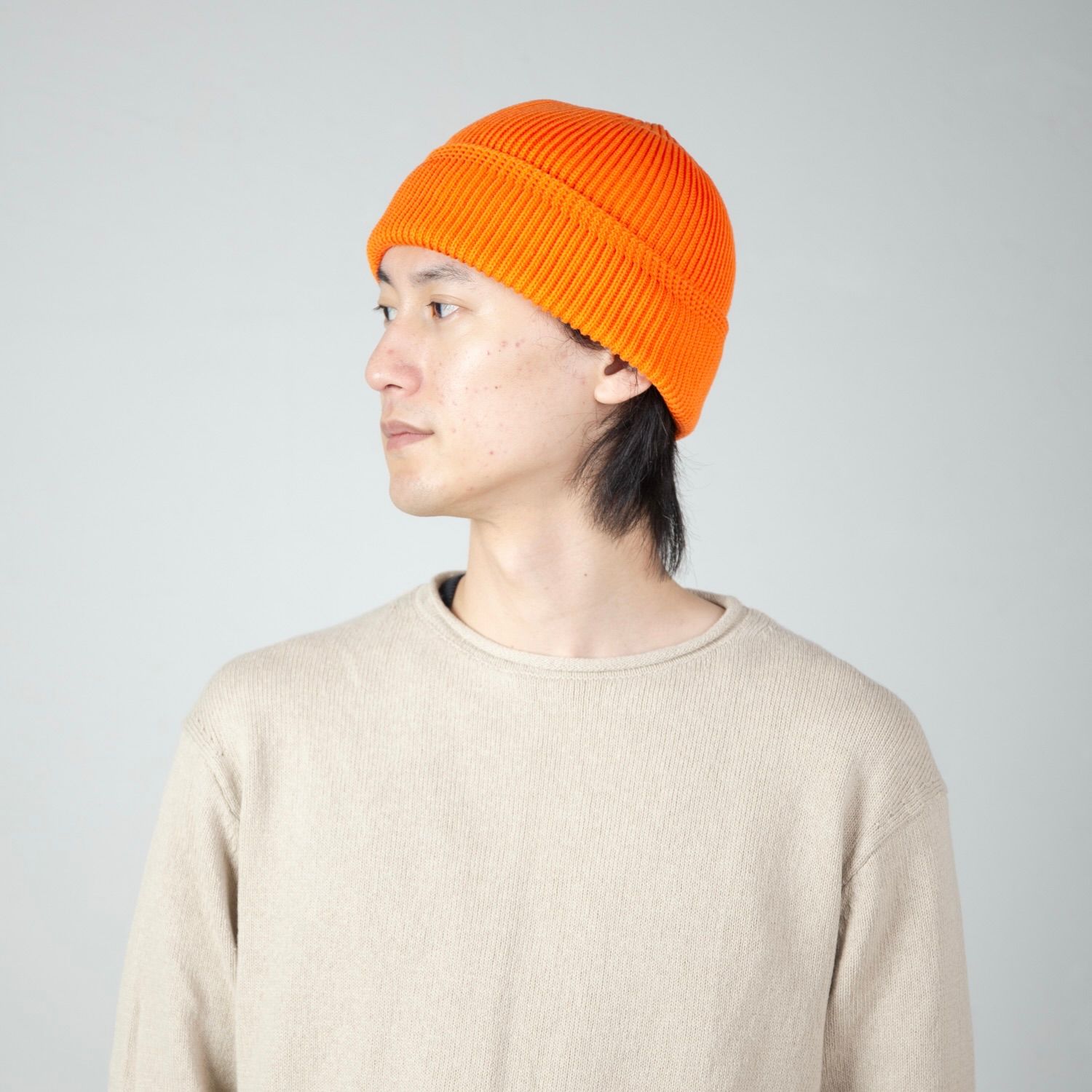 【残り一点】Cotton Acrylic Knit Beanie