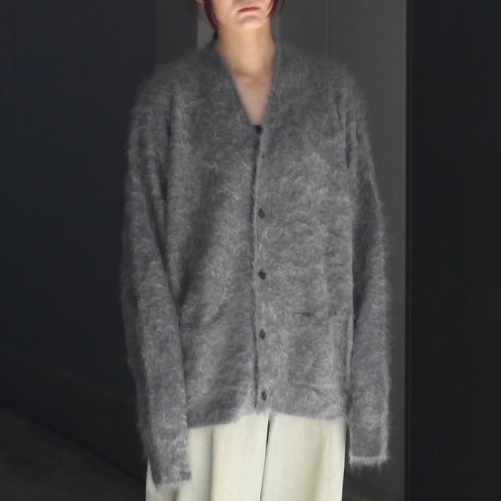 【残り一点】Cashmere Shaggy Knit V Neck Cardigan