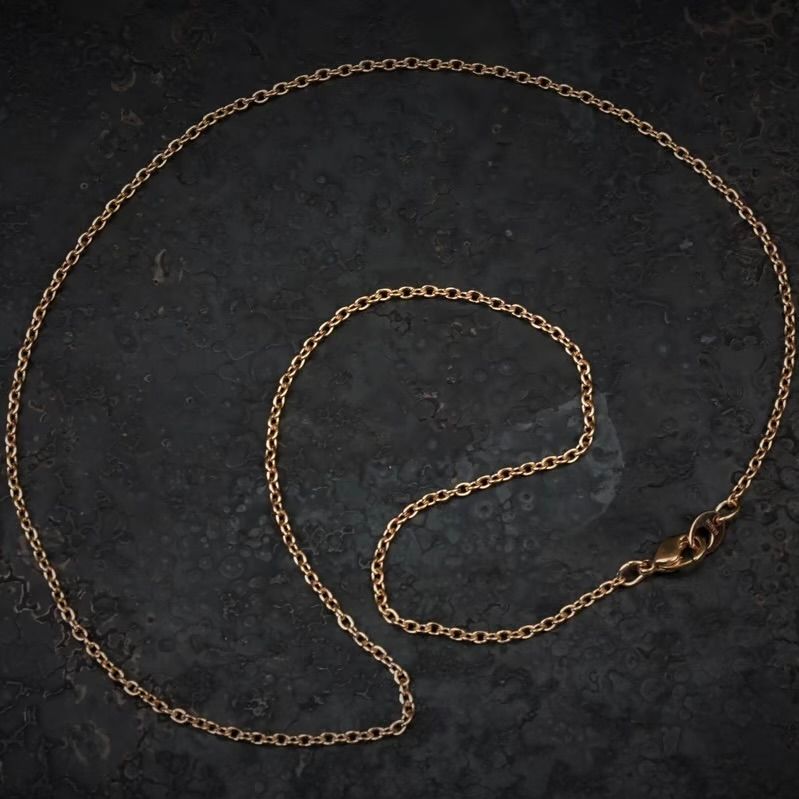 【残りわずか】Oval Chain Necklace(GOLD)