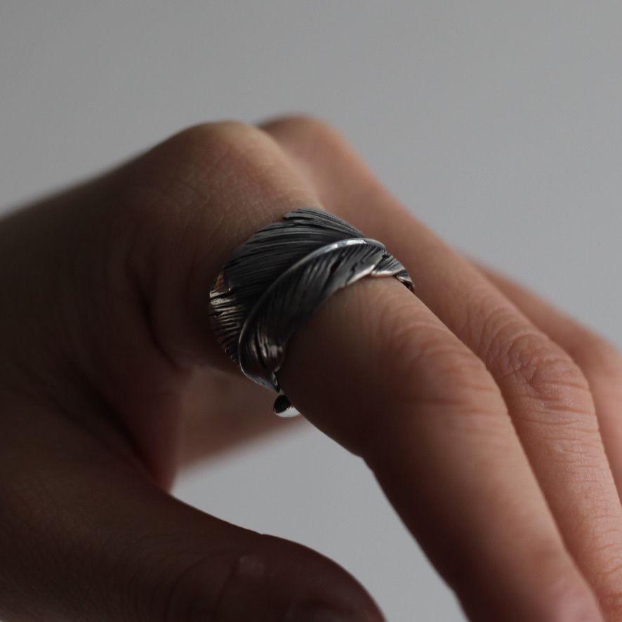 【残り一点】Feather Ring_2(OX)