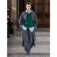 【残り一点】Wool Cashmere Raglan Sleeve Balmacaan Coat