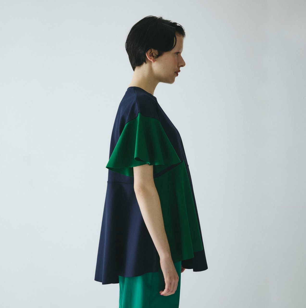 【残り一点】Cropped Ponte Tops