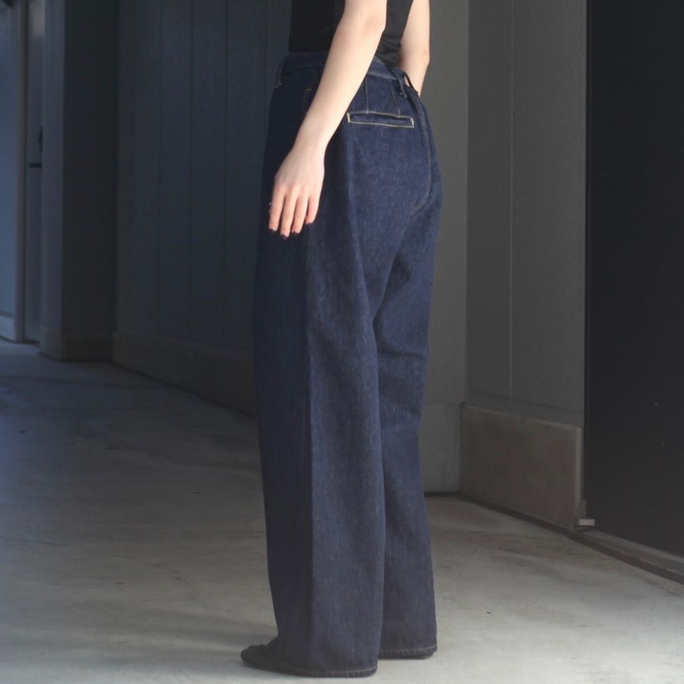 【残り一点】Belted Trousers(ONE WASH)