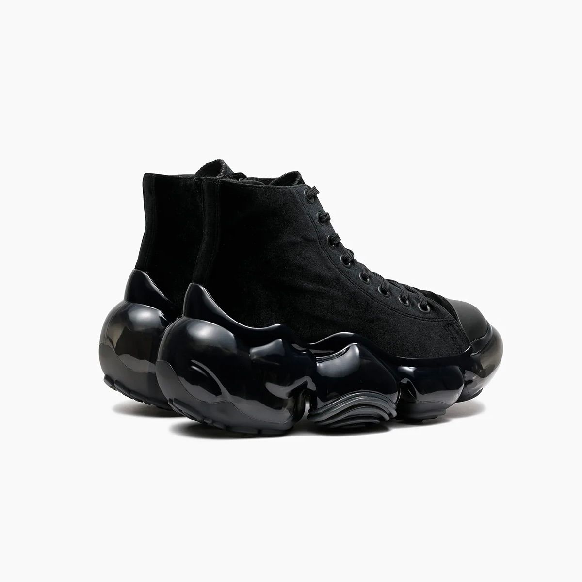 【残り一点】Moopie Highcut(BLACK VELVET×BLACK)