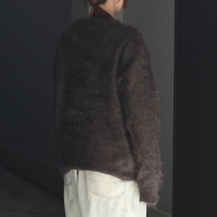 【残り一点】Cashmere Shaggy Knit Crew Neck LS