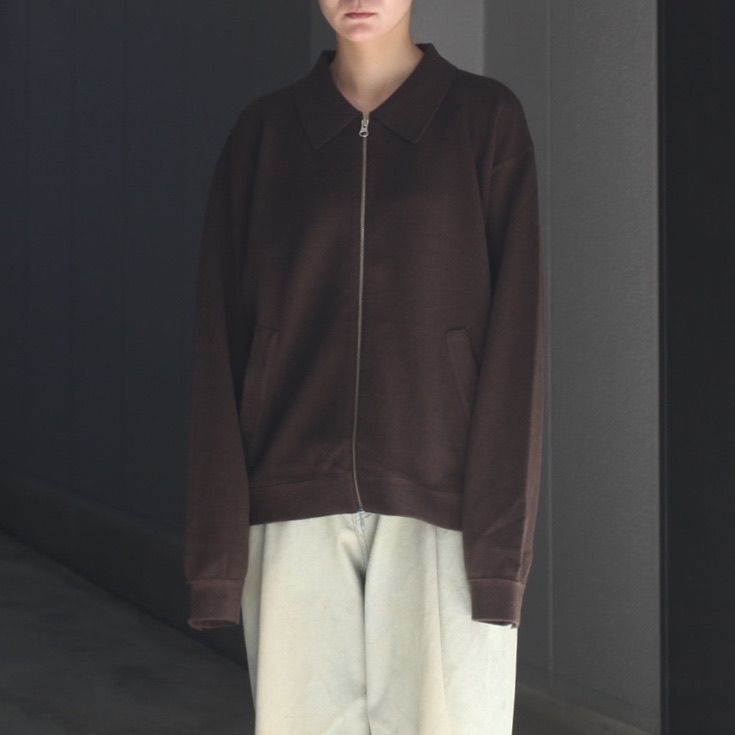 【残り一点】Co/Wo Moss Stitch Zip Blouson