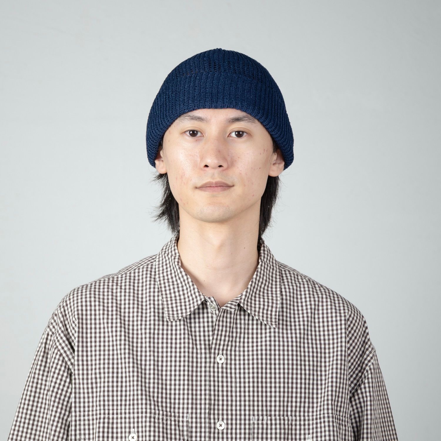 【残り一点】Sheer Mesh Short Knit Cap