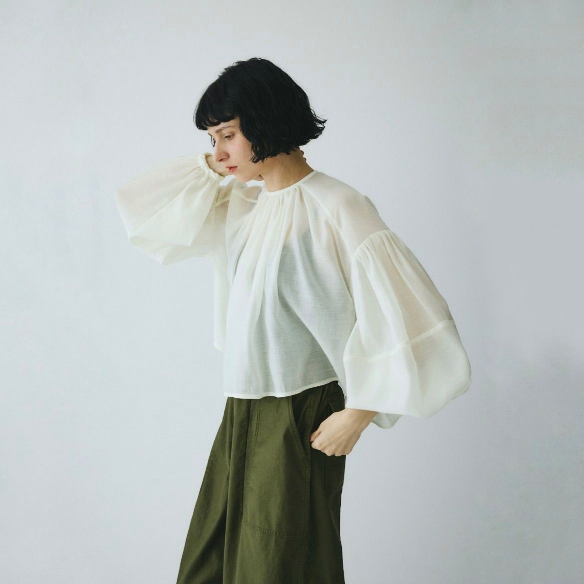 【残り一点】Volume Sleeve Blouse