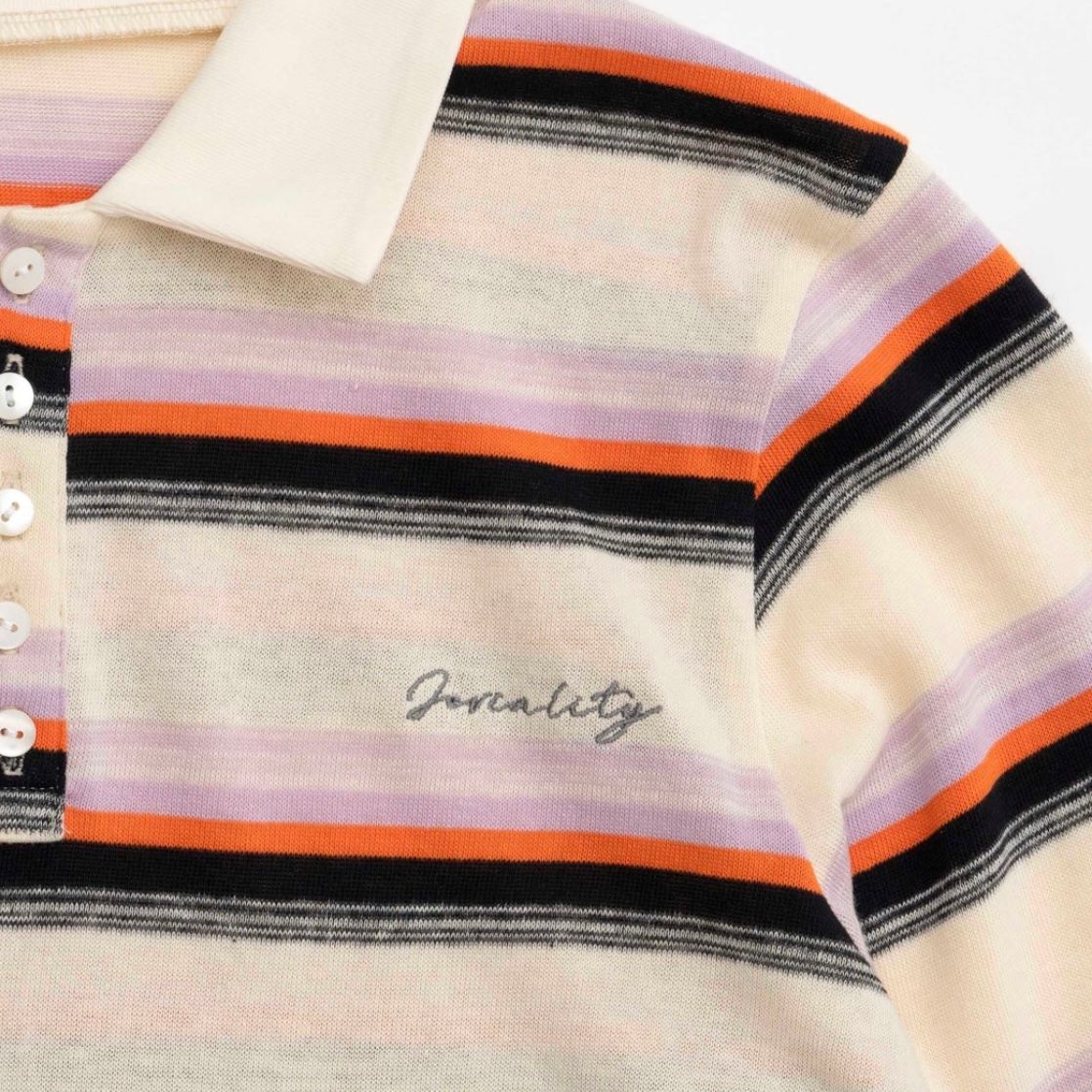 【残り一点】Multi Border Polo Shirt