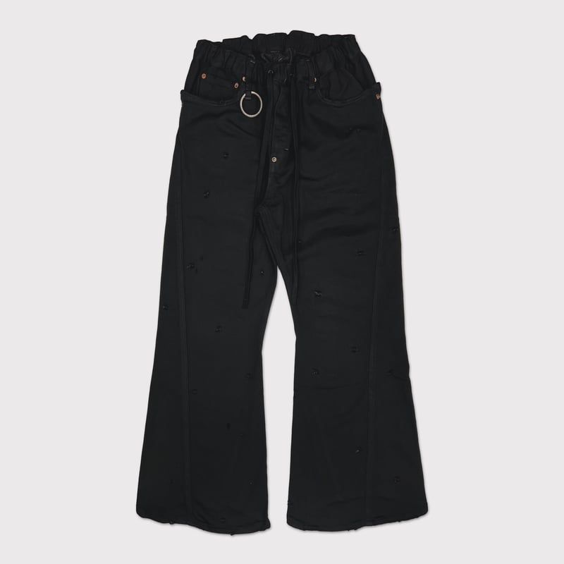 【残りわずか】Home Flare Jeans With Damaged(INLAY DENIM)
