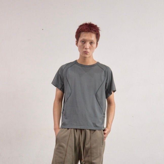 【残り一点】Panelled Half Sleeve T-Shirt