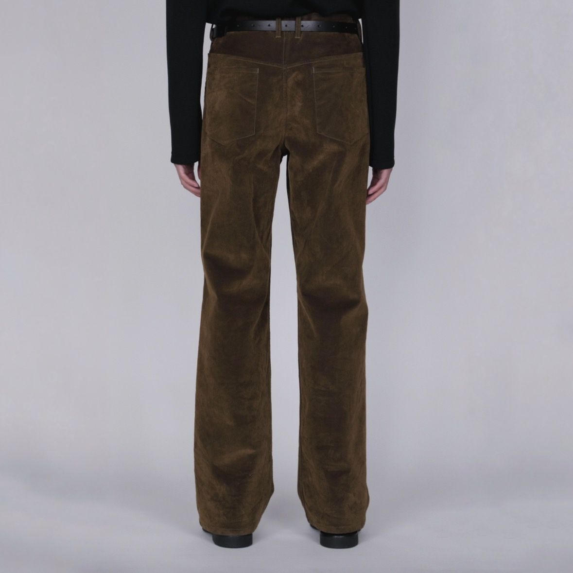 【残り一点】Flocked Denim Wide Tailored Pants