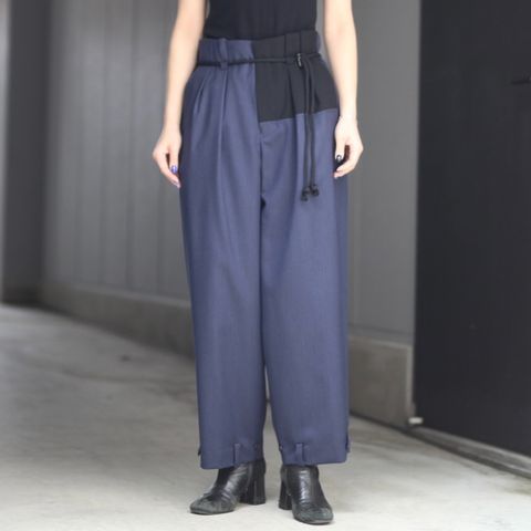 【残り一点】Bicolor Squeeze Slacks