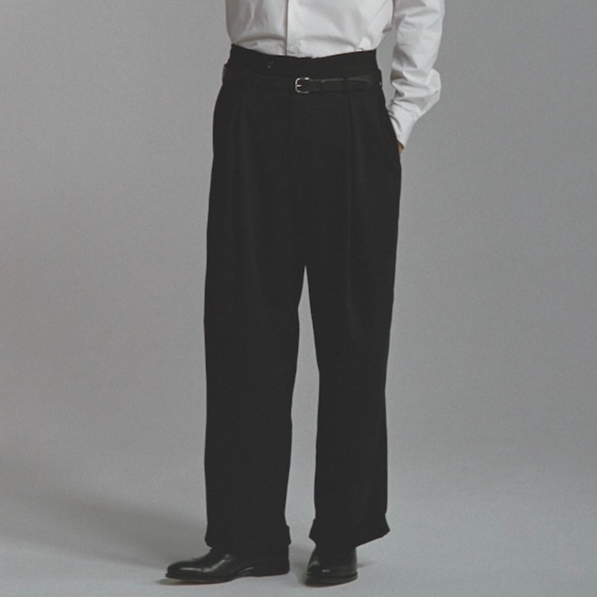 【残り一点】Double Inverted Tuck Trousers