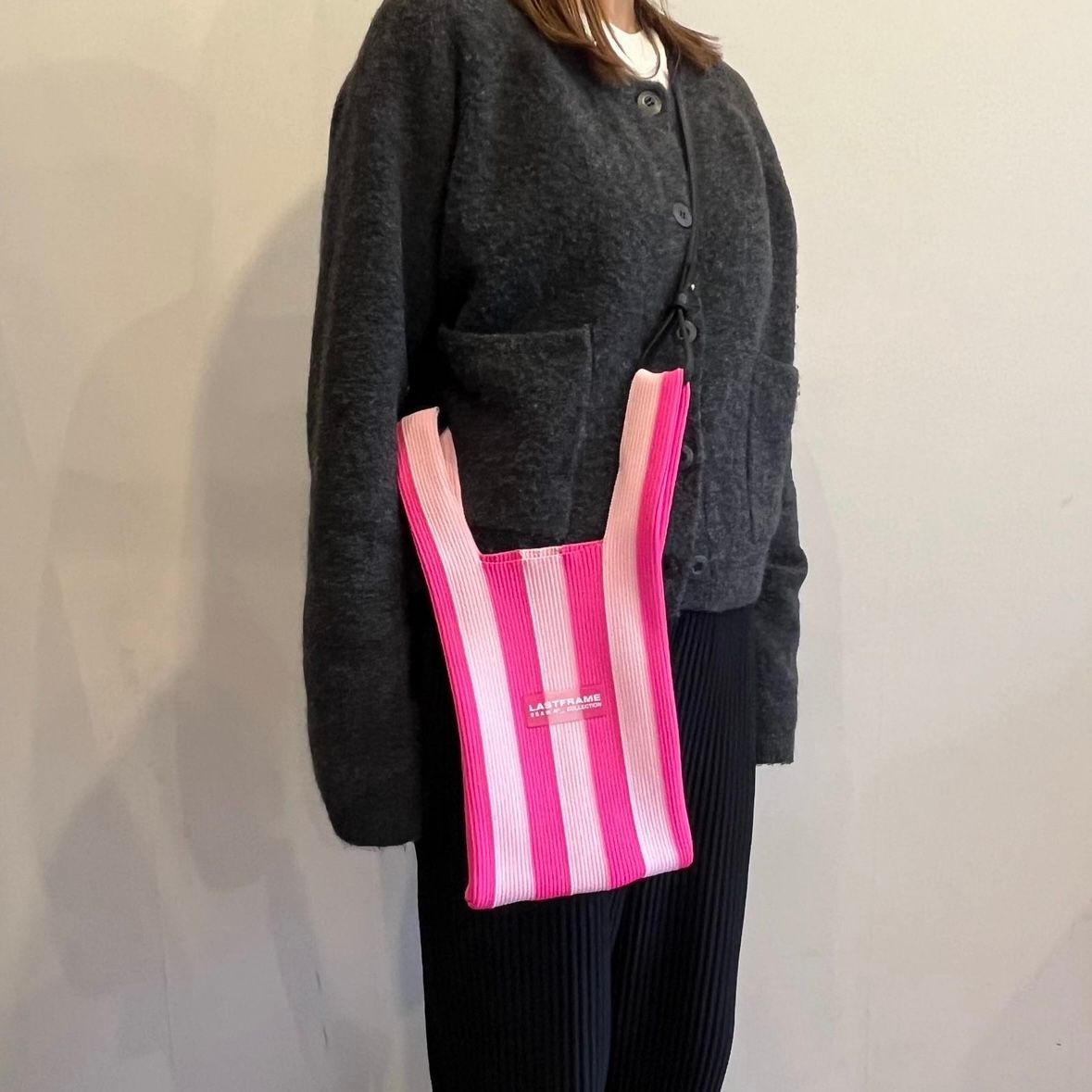 【残り一点】Stripe Market Bag_Small