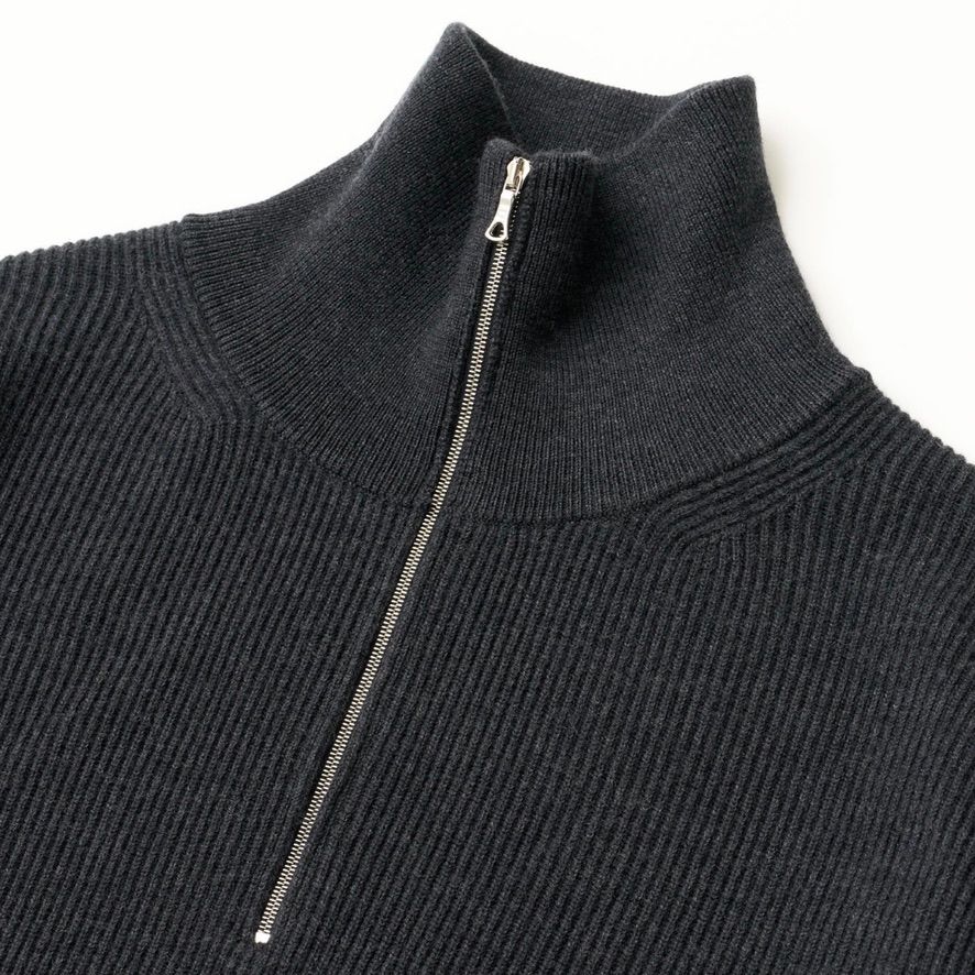 【残り一点】Volume Half Zip Up Knit