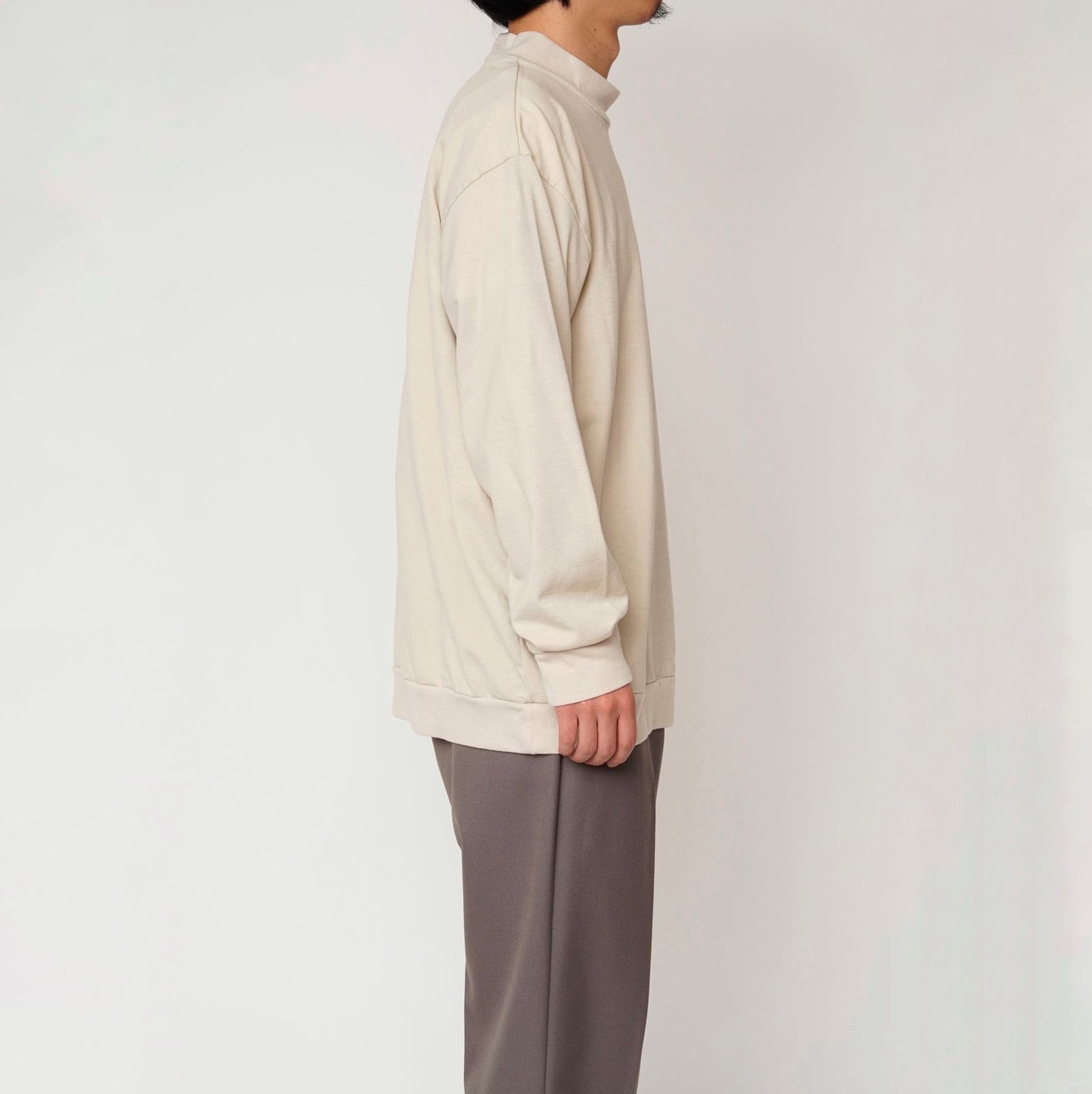 【残り一点】Wool Mock Neck Sweat Shirt