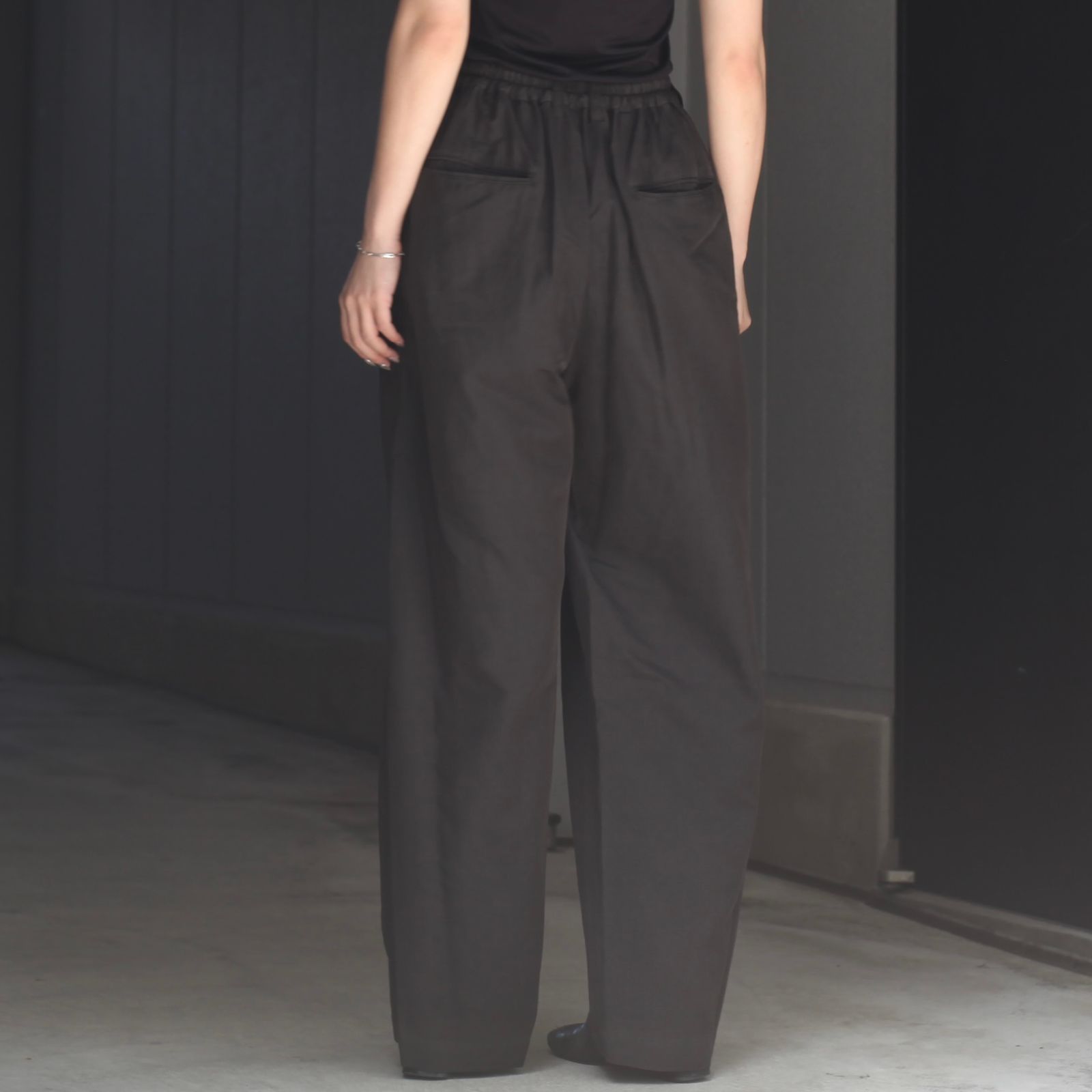 【残り一点】Wool/Silk Wide Easy Trousers