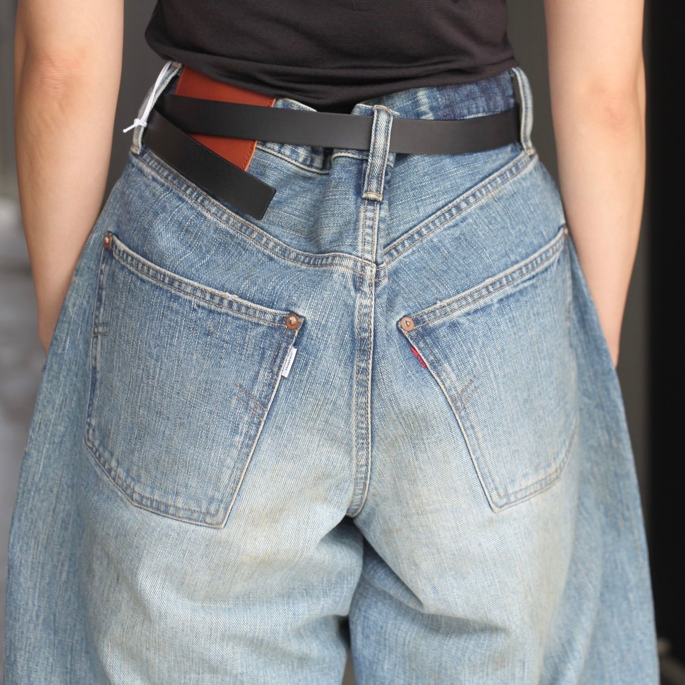 【残り一点】Faded Modern Denim Pants Wide Cut