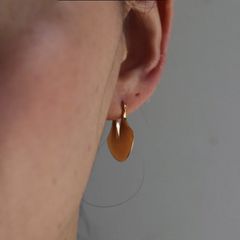 【残り一点】YU-KIN Rotus Slit Earrings(両耳用）