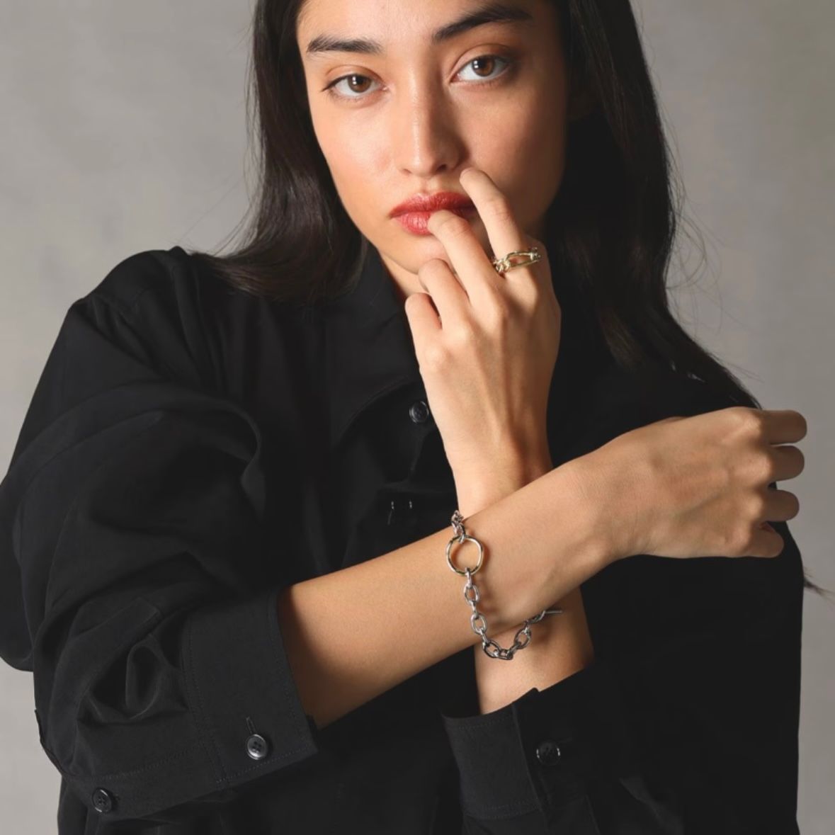 【残り一点】ラウンドブレスレット(GOLD)